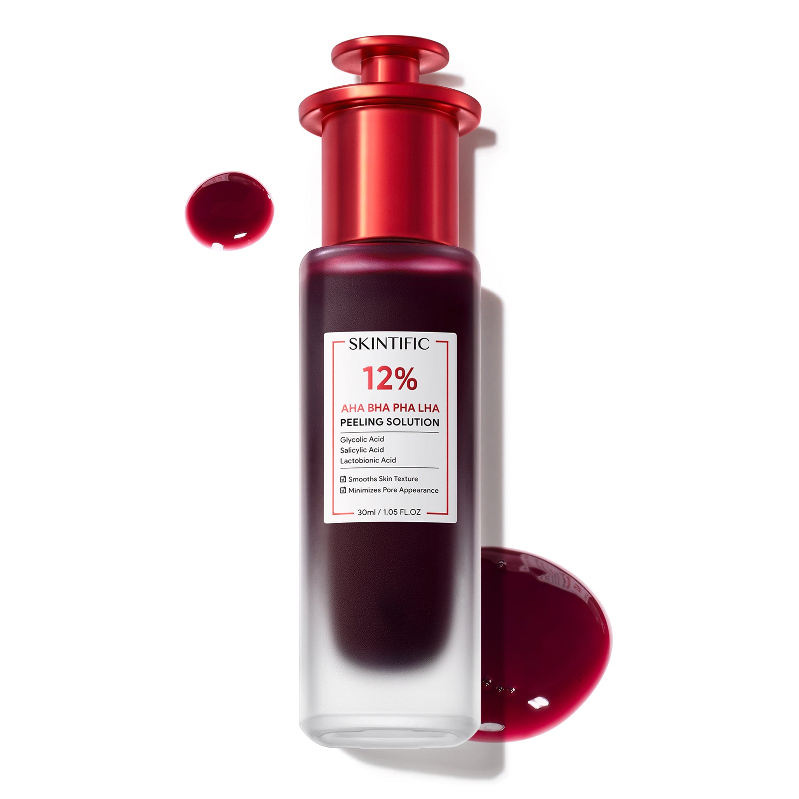 12% AHA BHA PHA LHA Peeling Solution Serum