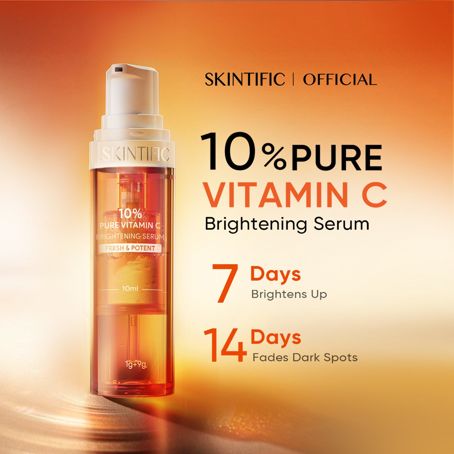 10% Pure Vitamin C Brightening Serum