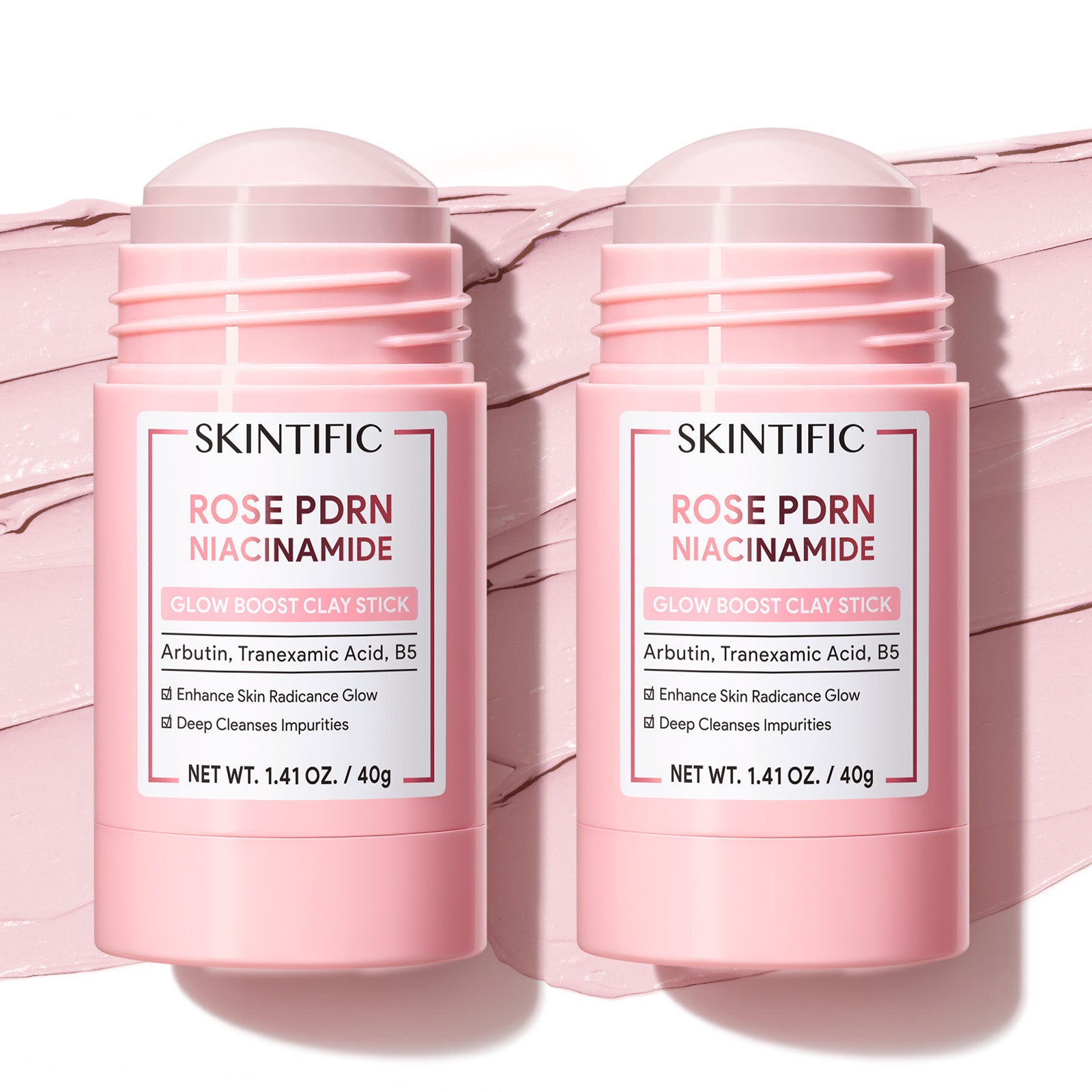 Rose PDRN Niacinamide Glow Boost Clay Stick