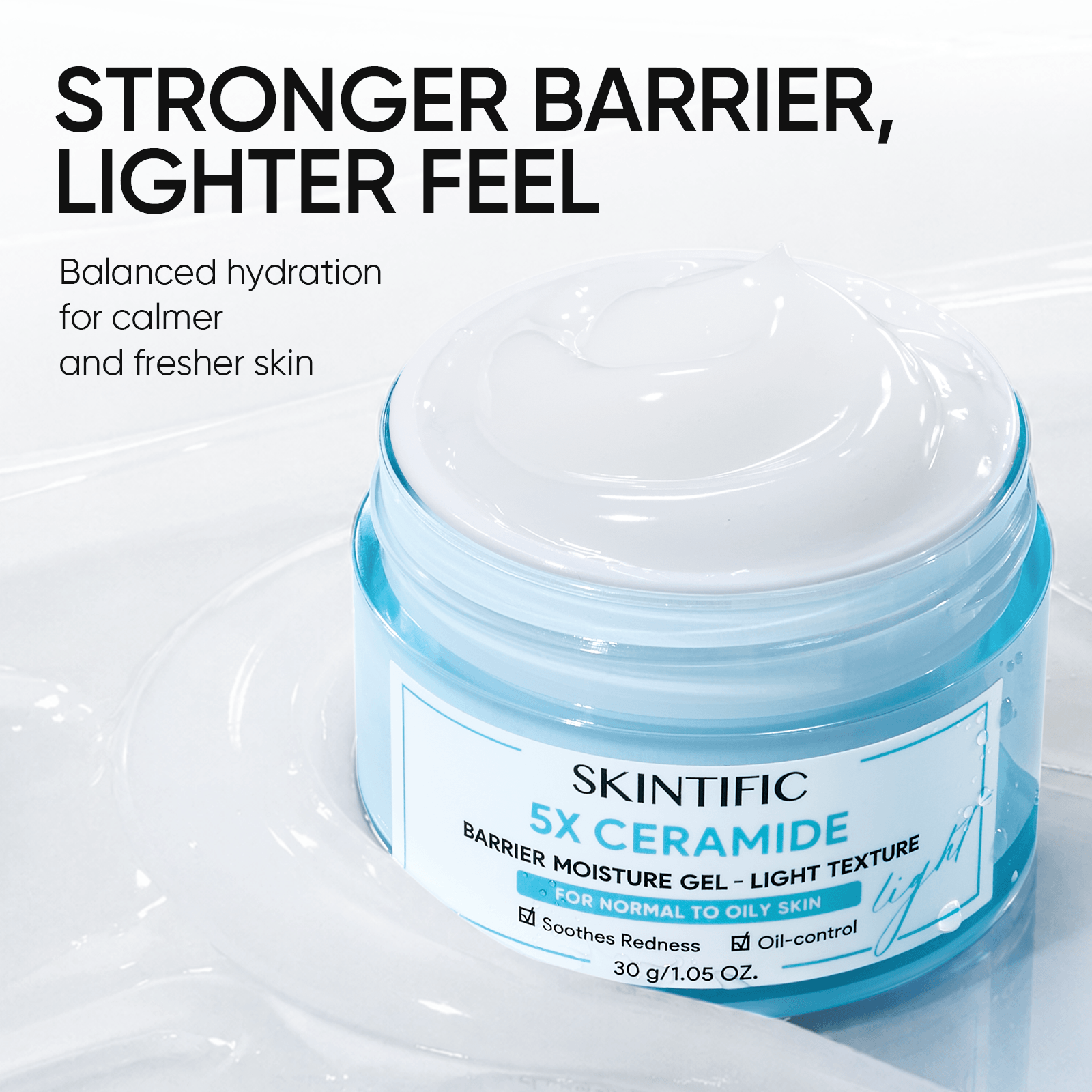 5X Ceramide Barrier Face Moisture Gel Light Texture