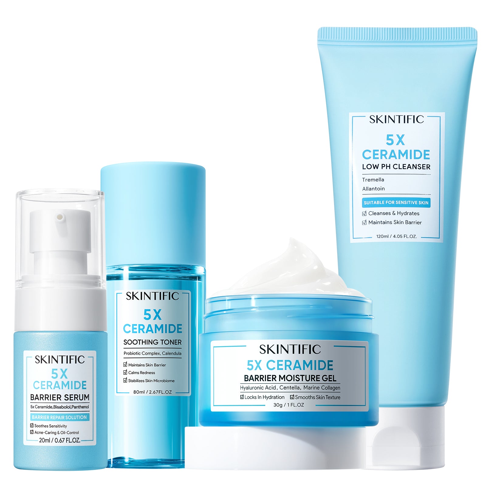 5X Ceramide Barrier Repair Set 4pcs