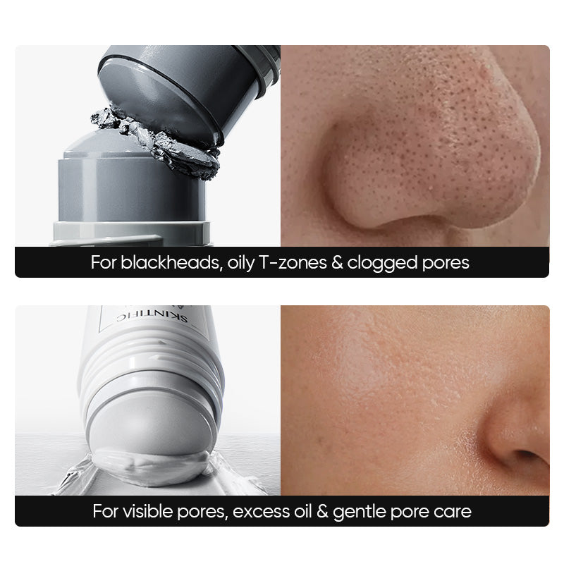 Dual Clay Blackhead Clearing & Smooth Skin Set 2pcs