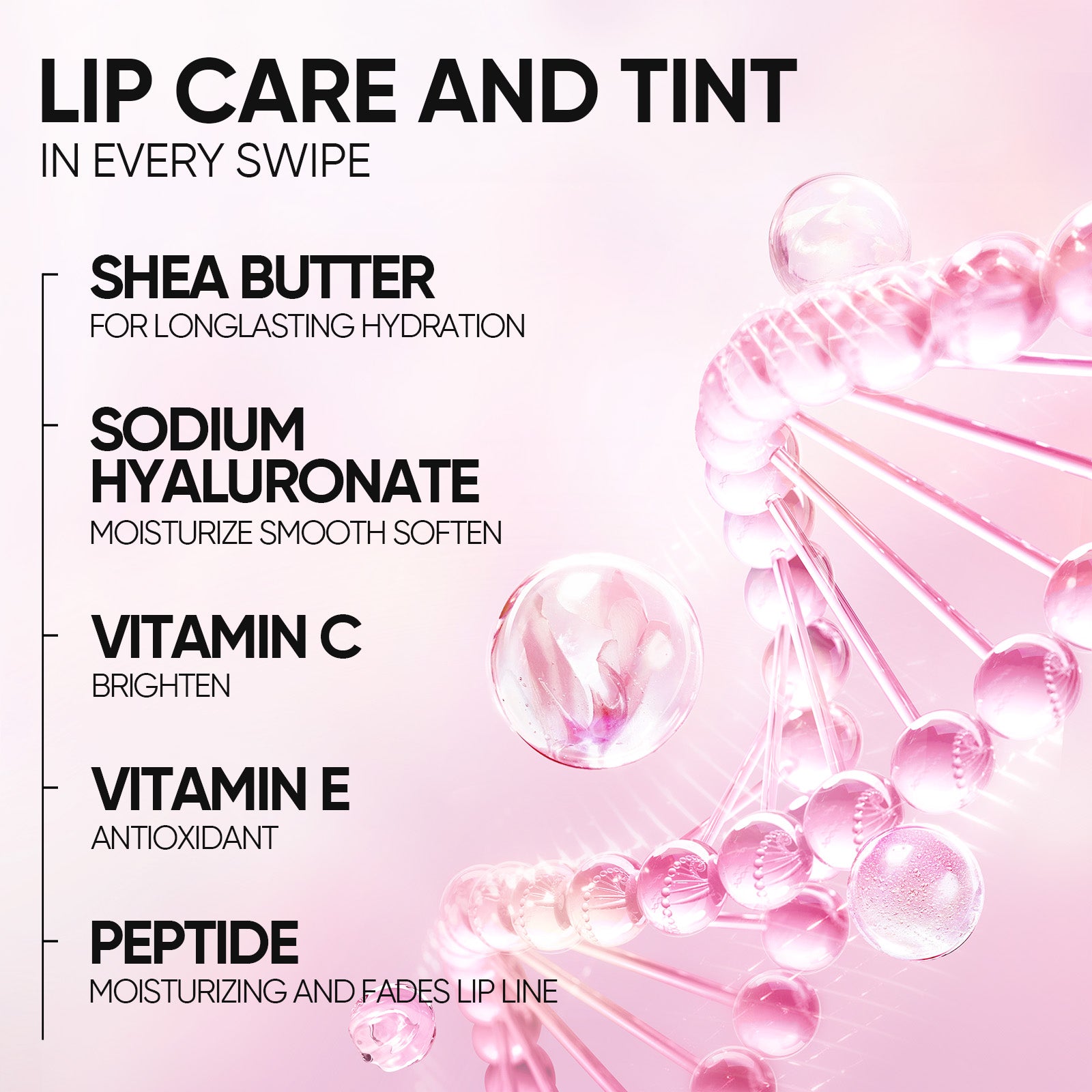 Peptide Nourishing Lip Serum Set 3pcs