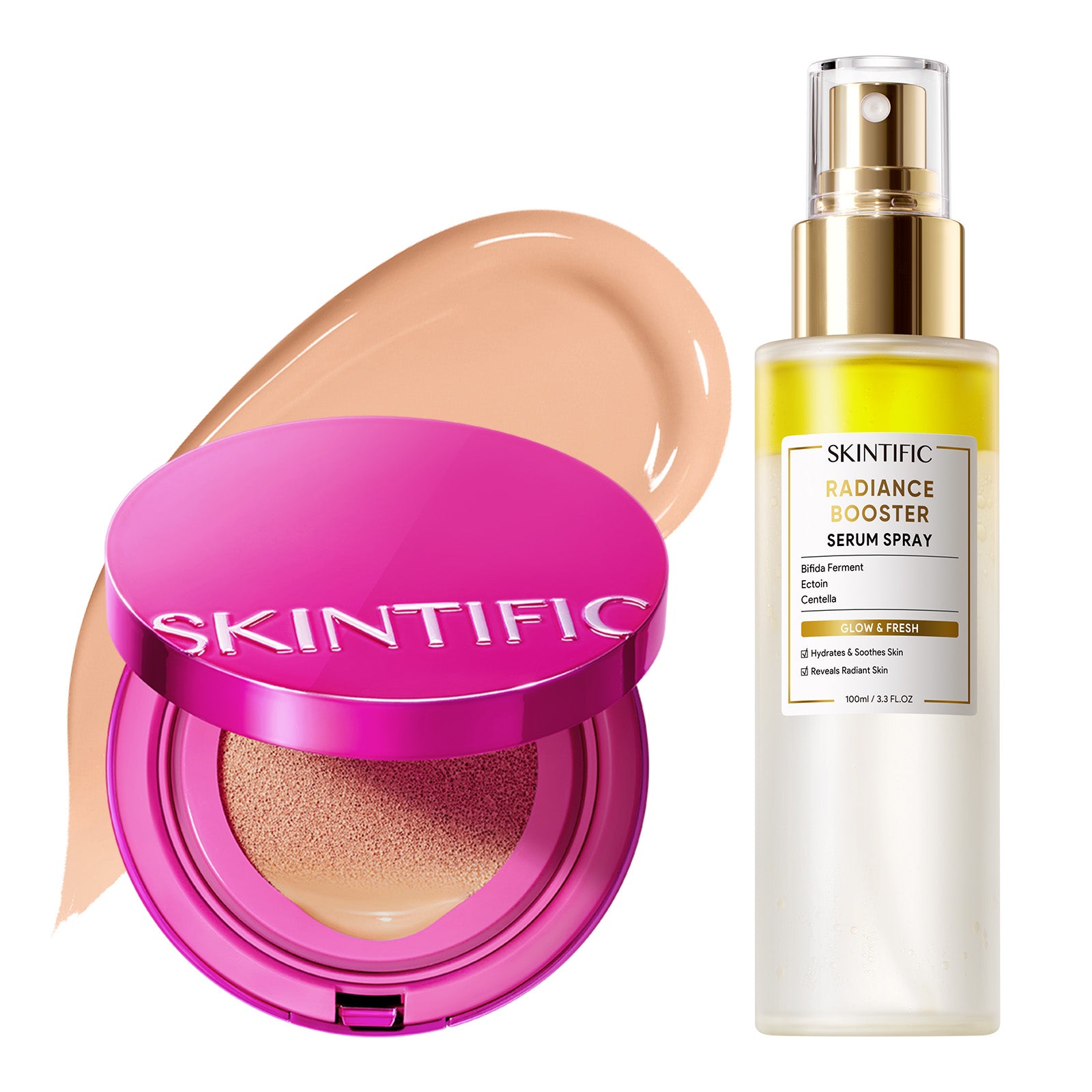 Glow Cushion & Serum Spray Set 2pcs