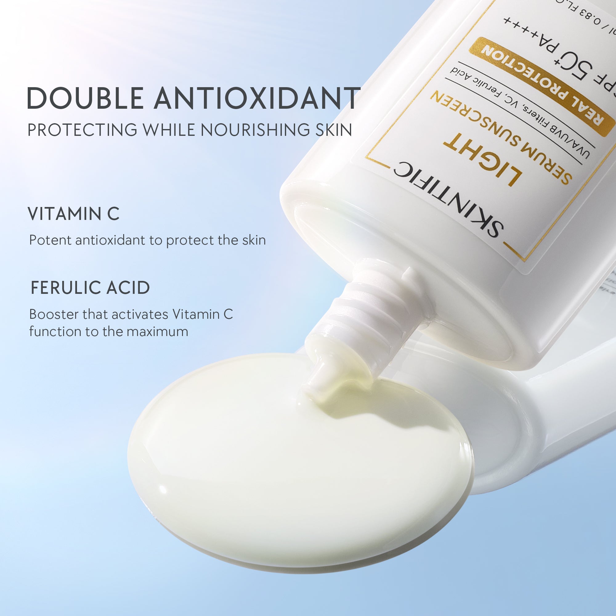 Ultra Light Serum Sunscreen SPF 50+ PA++++ for Oily & Sensitive Skin