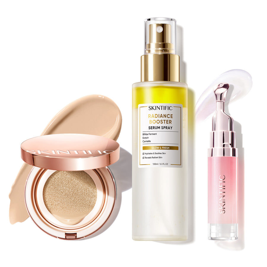 #Cushion Color_00W Warm Porcelain#Lip Serum Color_Clear