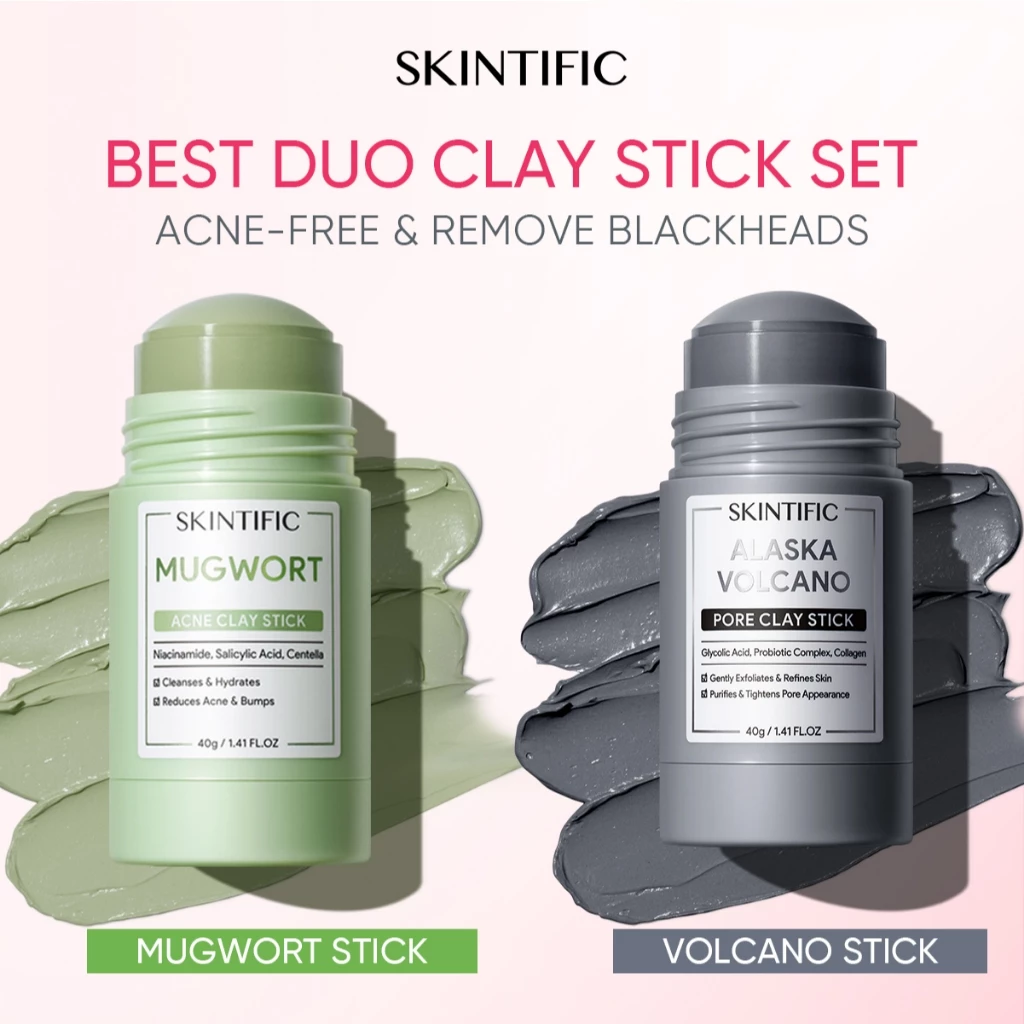 Blackhead Control & Acne Care Deep Cleansing Clay Mask Duo Set