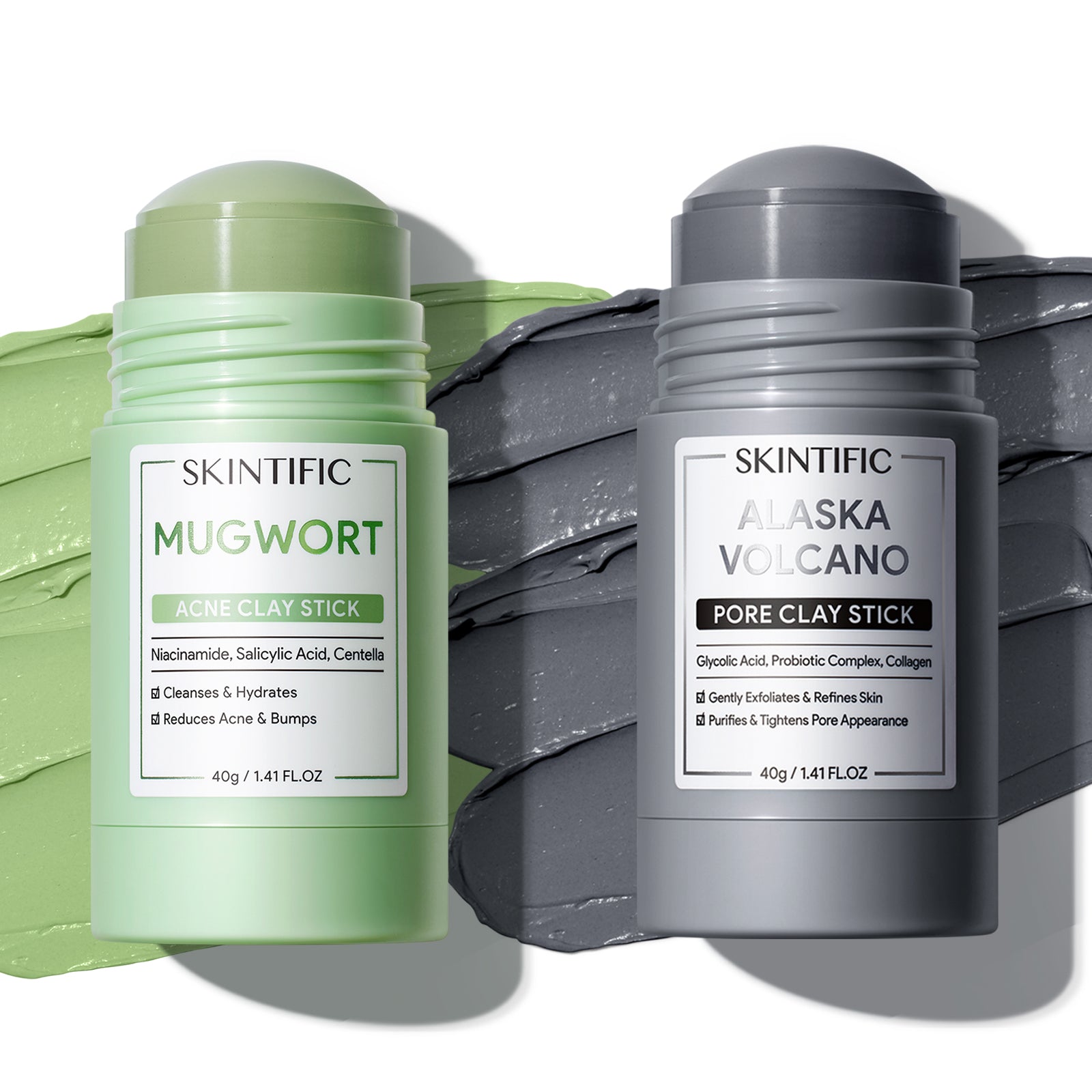 Blackhead Control & Acne Care Deep Cleansing Clay Mask Duo Set