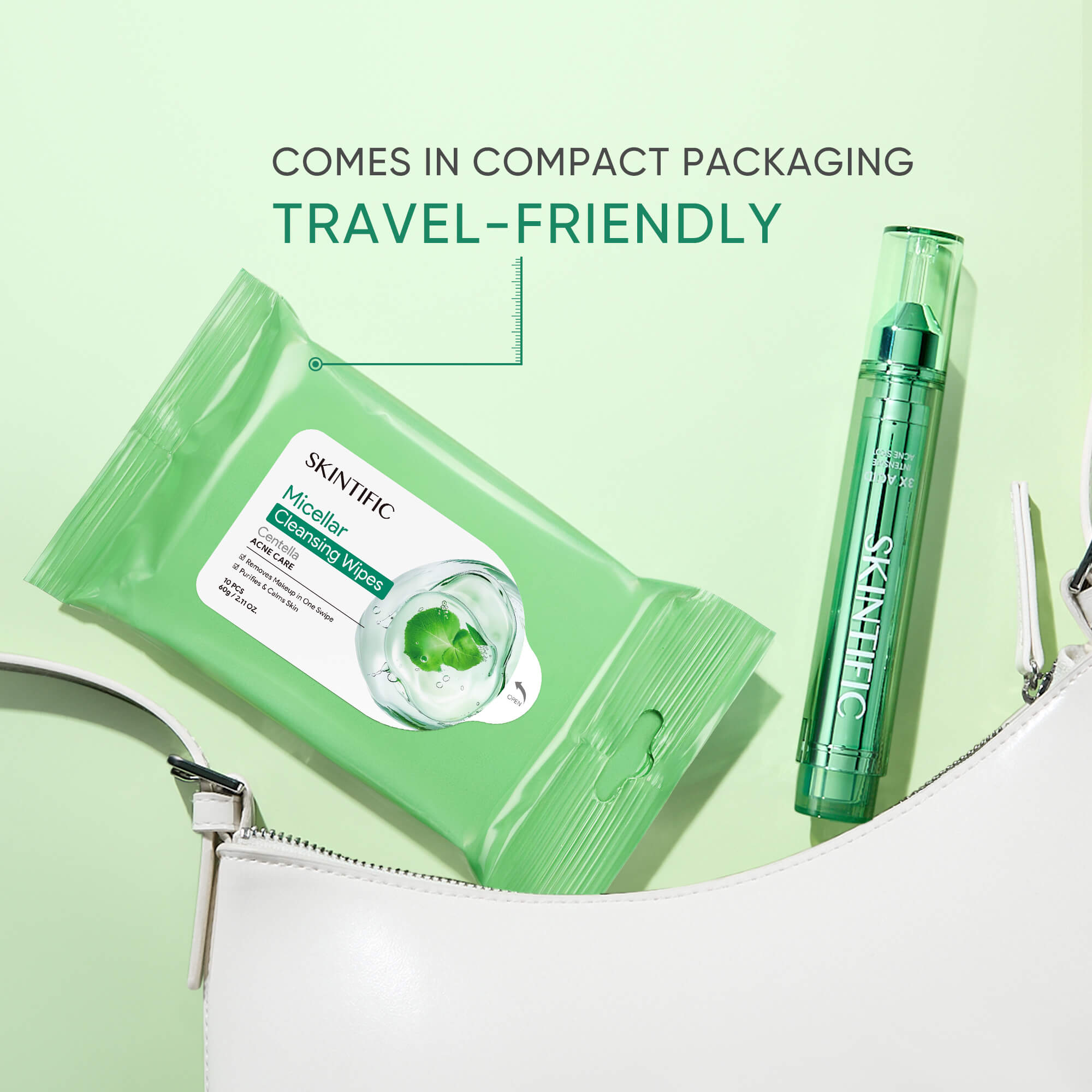 Centella Acne Care Micellar Cleansing Wipes for Acne-Prone Skin