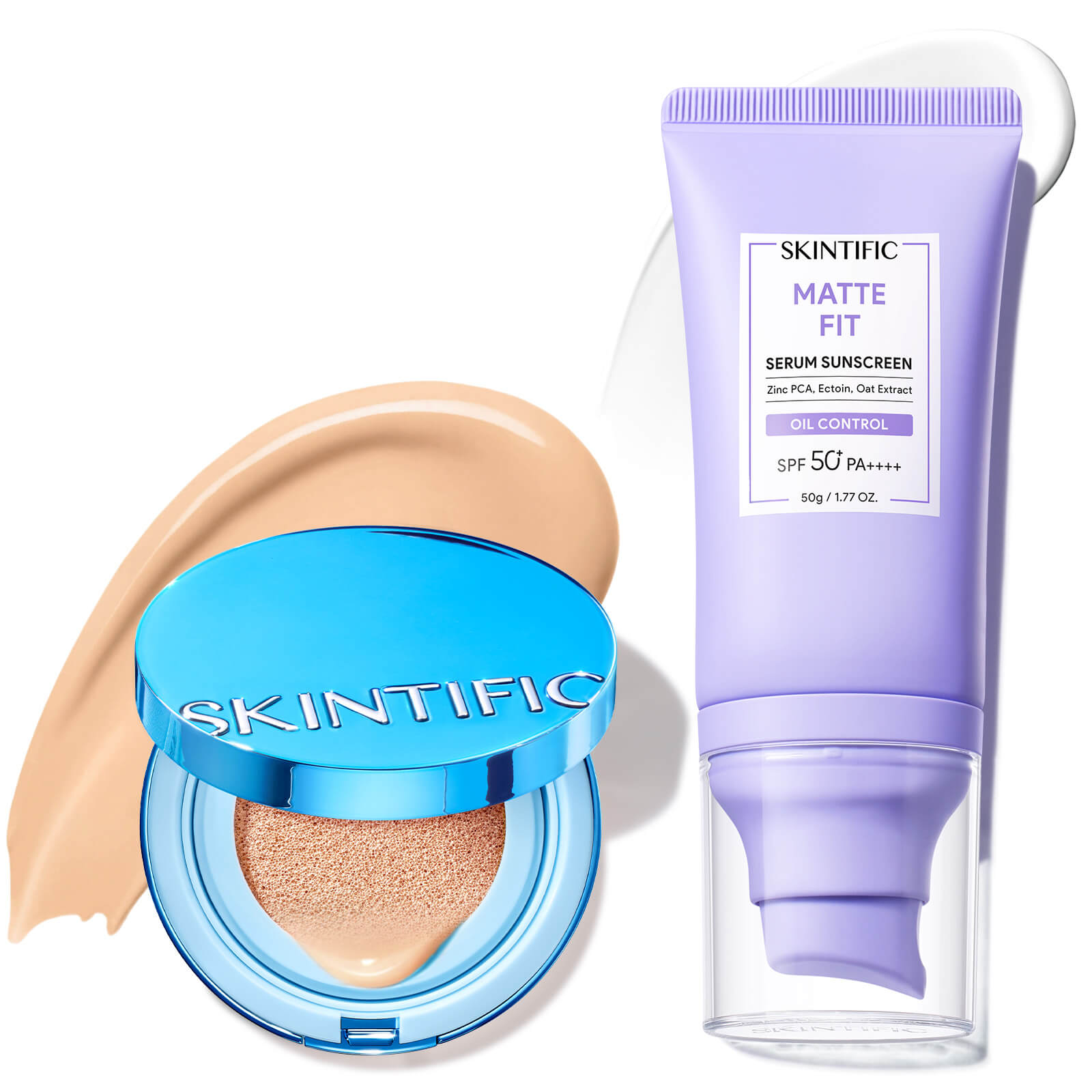Matte Sunscreen and Velvet Cushion Set