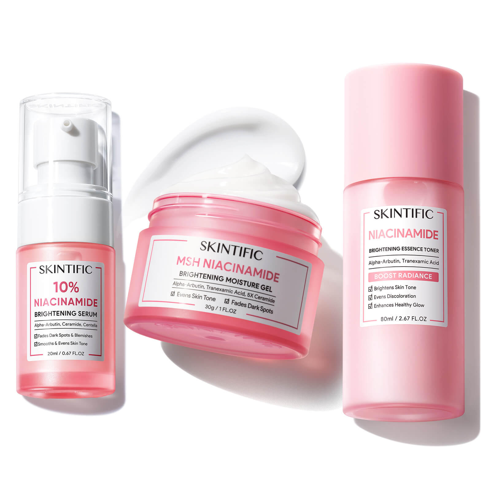 Niacinamide Brightening Glow Set 3pcs