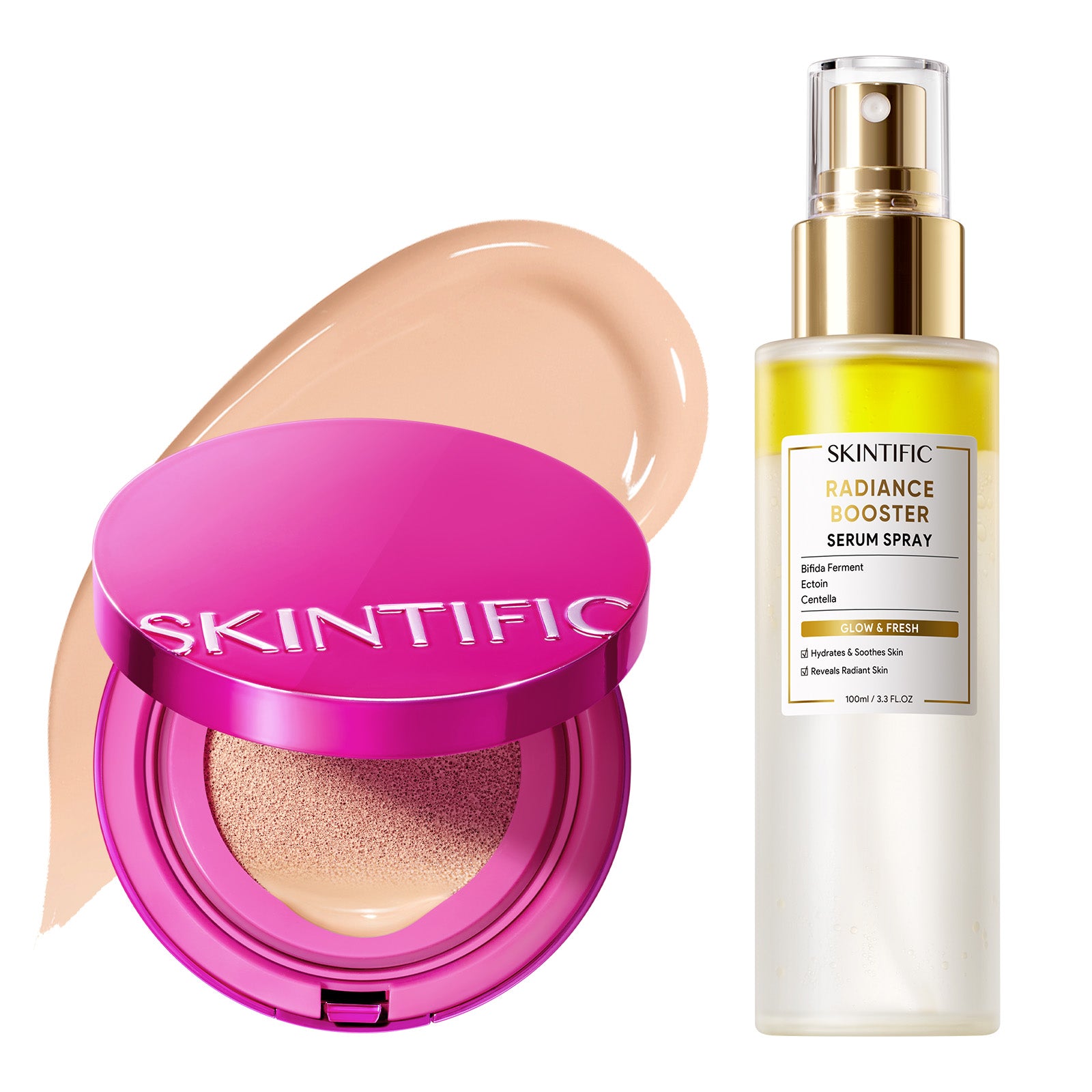 Glow Cushion & Serum Spray Set 2pcs