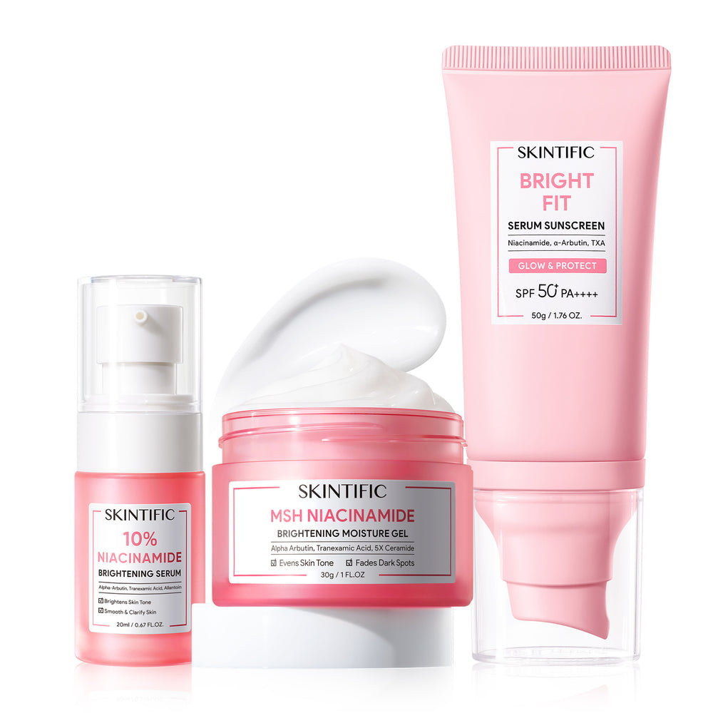 Daily Niacinamide Brightening Glow System Set