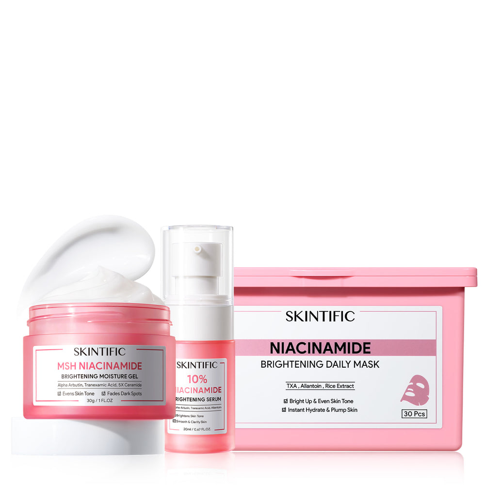 Niacinamide Glow Reset & Brightening Care Set 3pcs