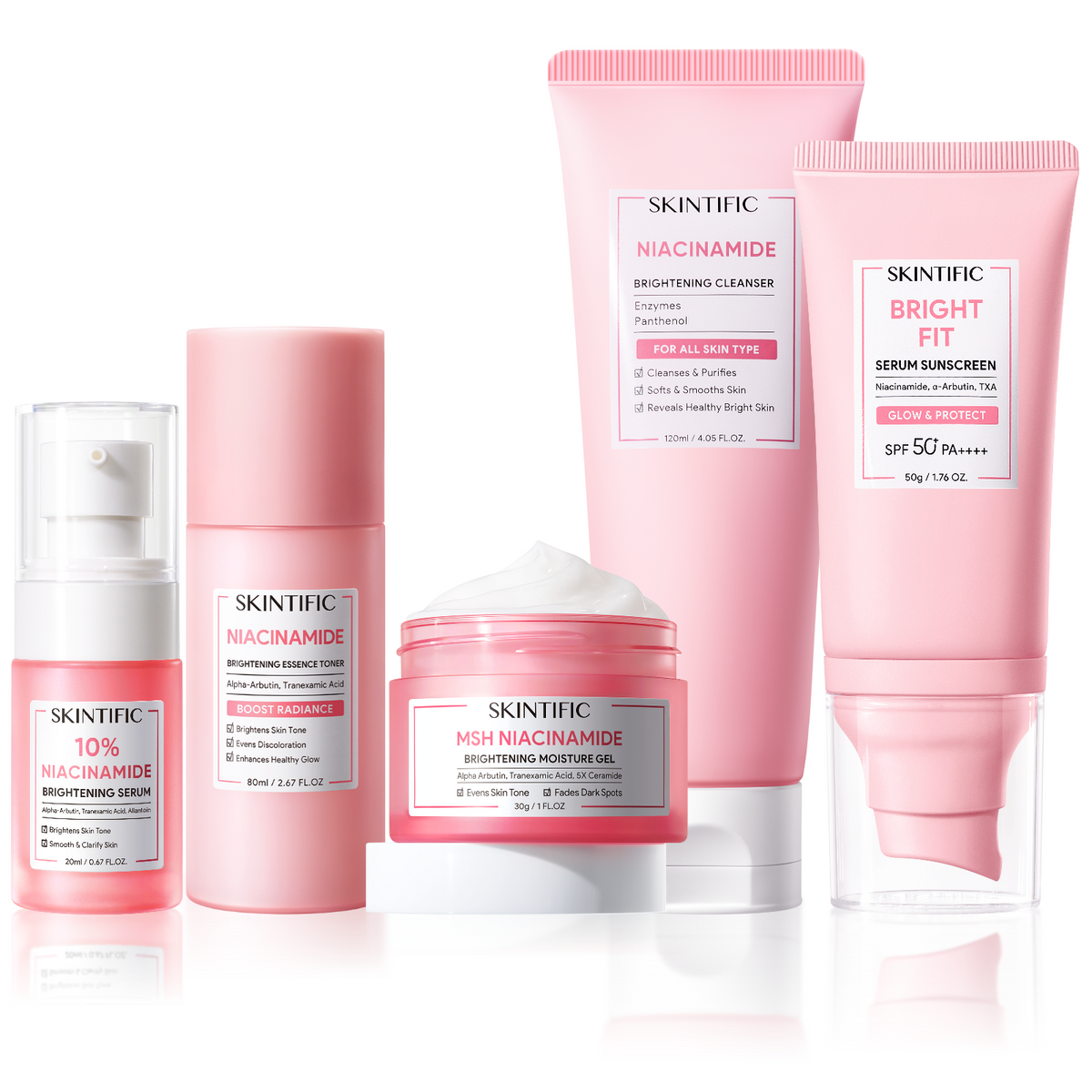 Daily Niacinamide Brightening Glow System Set