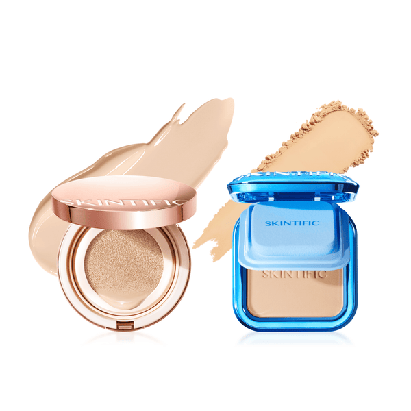 High Coverage Cushion & Powder Foundation Set