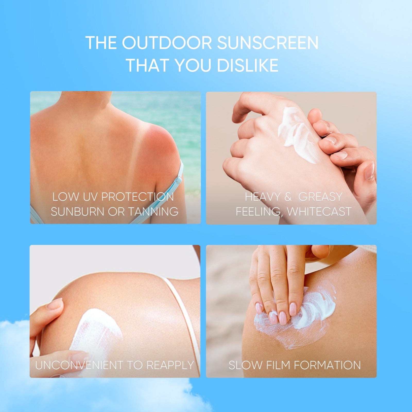 Outdoor Sun Spray SPF 50+ PA++++ Cooling Sunscreen for Face & Body